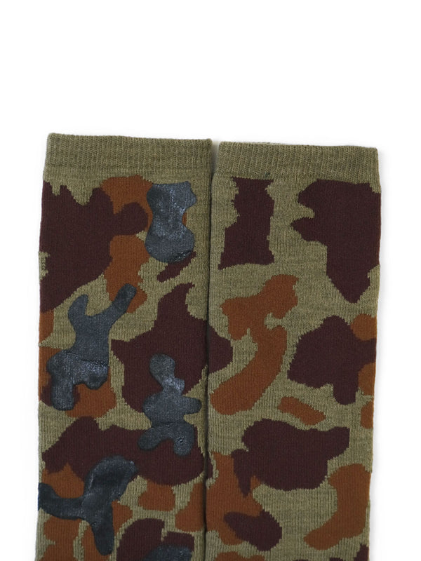 Kapital 144 camouflage knee-high SOX