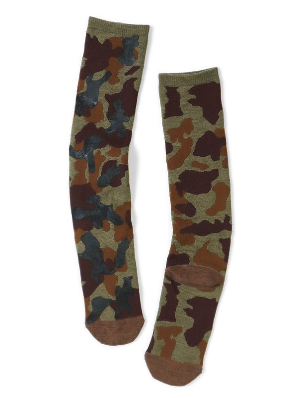 Kapital 144 camouflage knee-high SOX