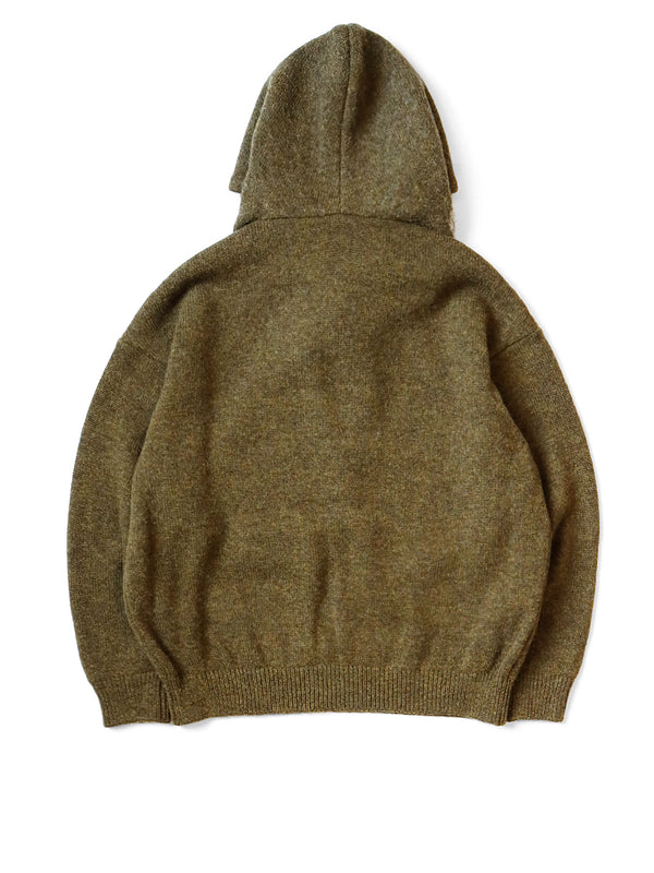 Kapital 5G Small Pattern Knit KESA Hooded Sweater