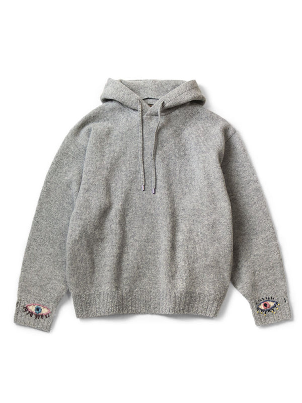 Kapital 5G wool hooded sweater (SPEAKEASY embroidery)