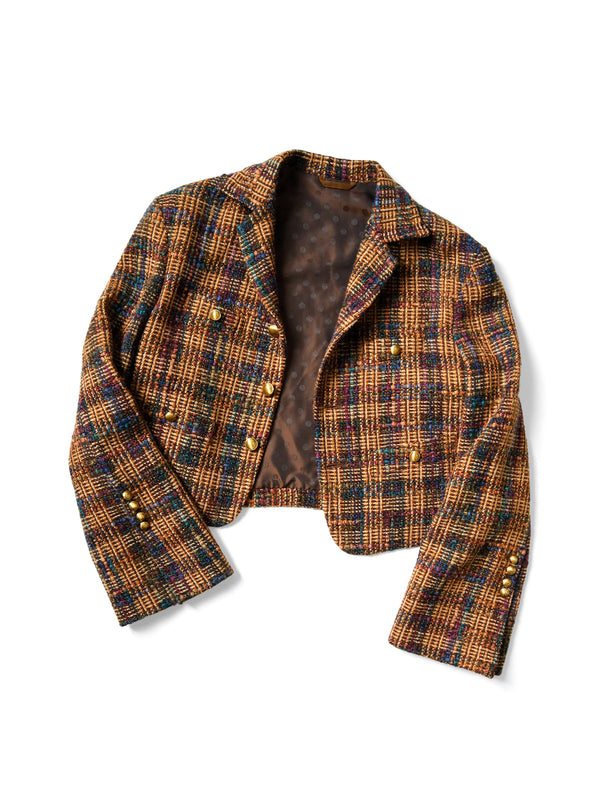 Kapital Casa Tweed Check Baba Sawyer JKT women