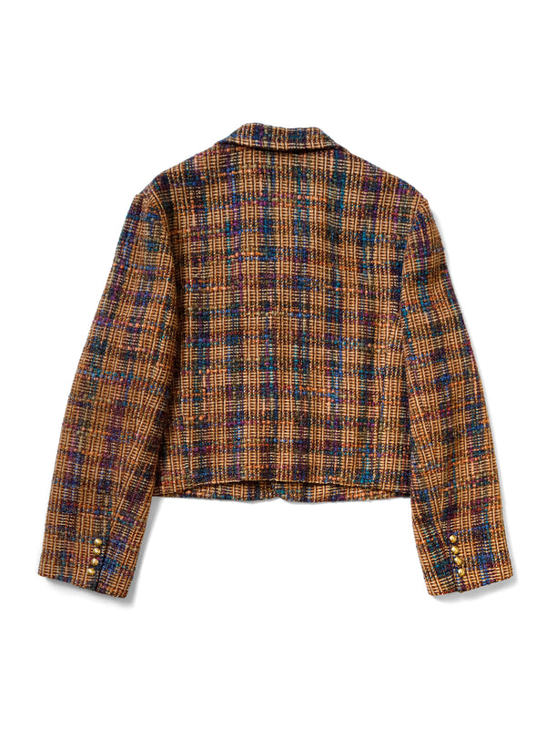 Kapital Casa Tweed Check Baba Sawyer Jacket (short type)