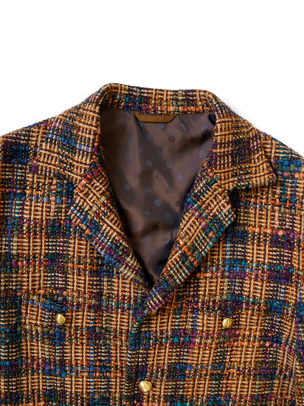 Kapital Casa Tweed Check Baba Sawyer Jacket (short type)