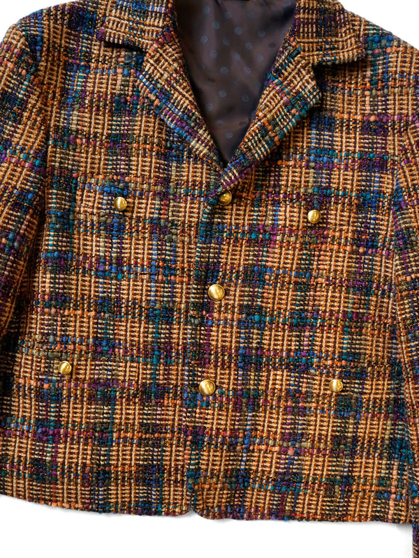 Kapital Casa Tweed Check Baba Sawyer Jacket (short type)