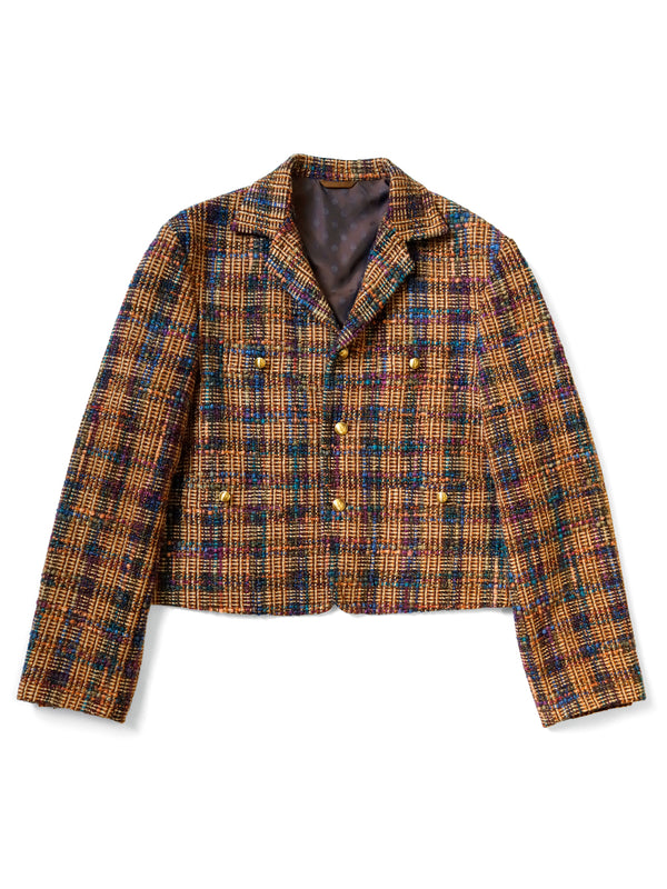 Kapital Casa Tweed Check Baba Sawyer Jacket (short type)