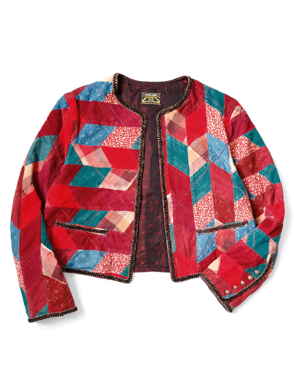 Kapital YABANE Quilt Patchwork Chateau Bolero Jacket