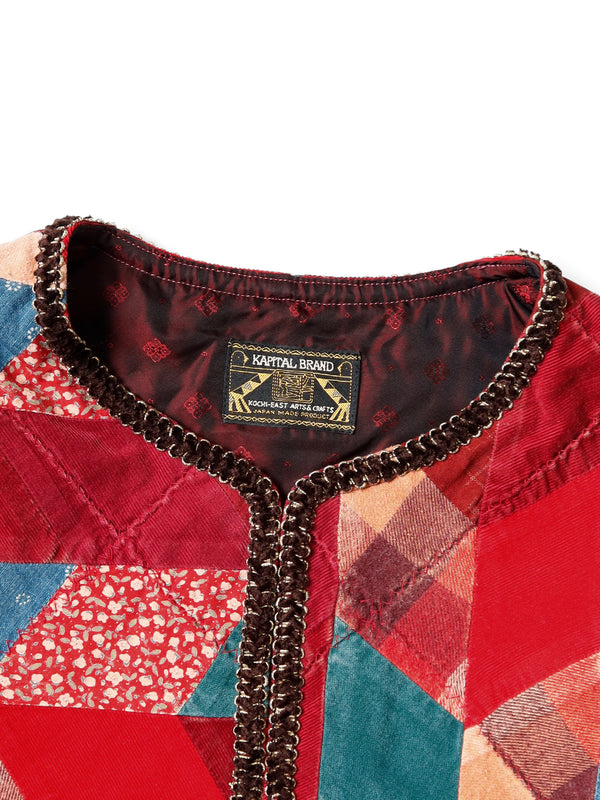 Kapital YABANE Quilt Patchwork Chateau Bolero Jacket