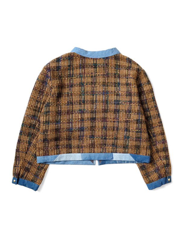 Kapital Casa Tweed Check Bolero Jacket