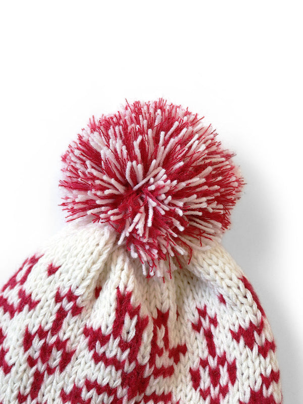 Kapital 3G Wool Snow Pattern Knit CAP