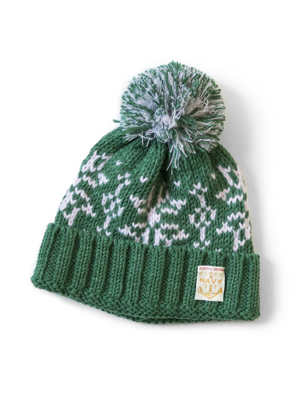 Kapital 3G Wool Snow Pattern Knit CAP