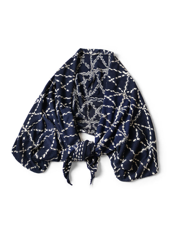 Kapital felted wool sashiko scarf Muffler