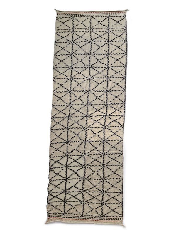 Kapital felted wool sashiko scarf muffler