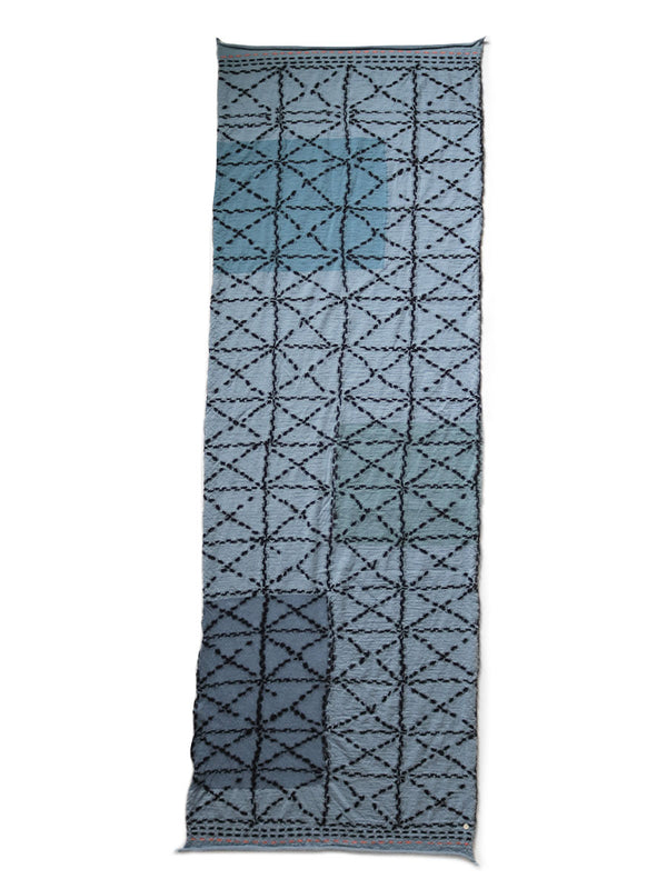 Kapital felted wool sashiko scarf muffler