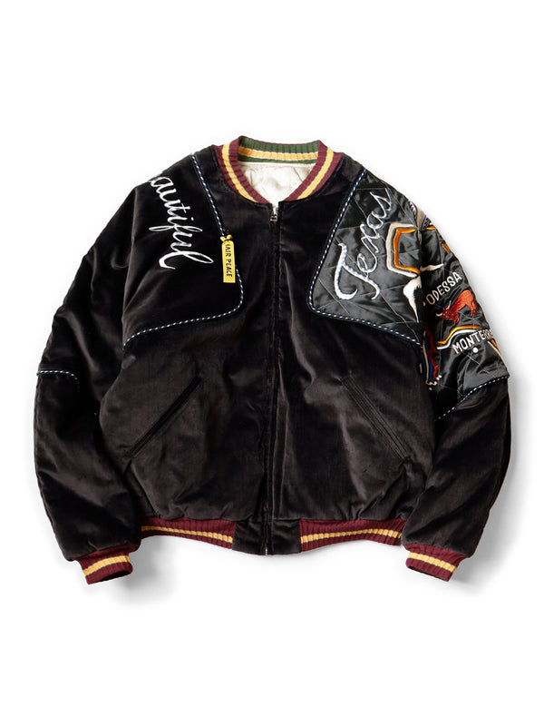 Kapital Velvet Siamese Bomber Jacket (Beautiful Texas)