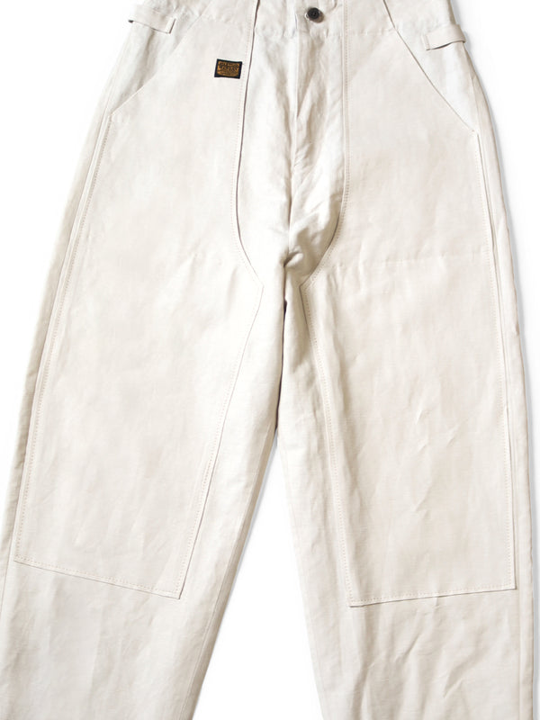 Kapital cotton linen herringbone lumber suit pants