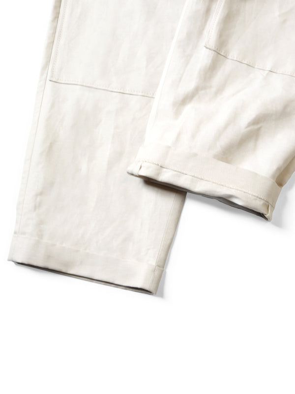 Kapital cotton linen herringbone lumber suit pants