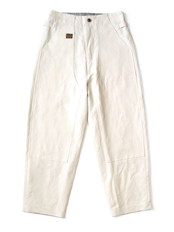 Kapital cotton linen herringbone lumber suit pants