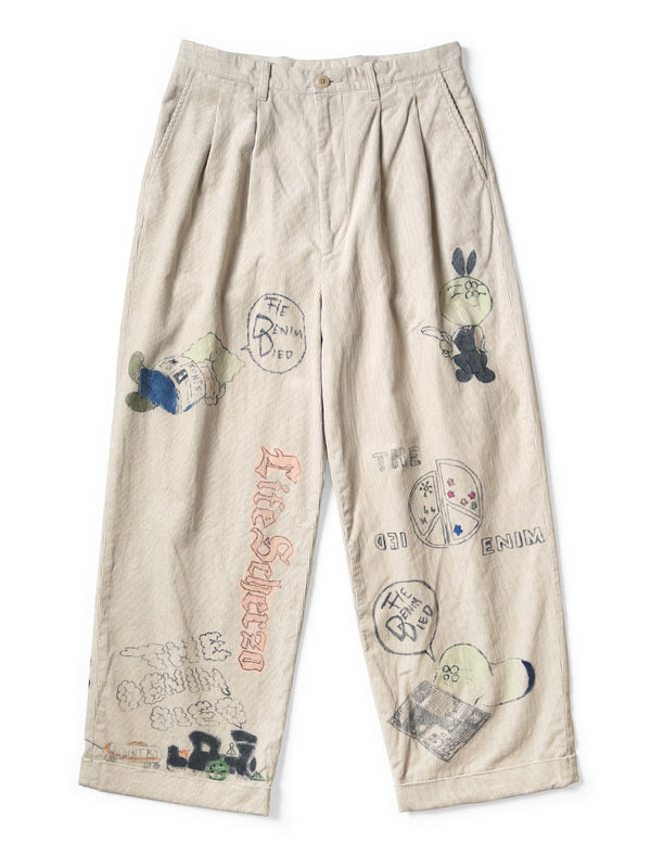 Kapital 14W Corduroy IVY Pants (Memorial Paint Model)