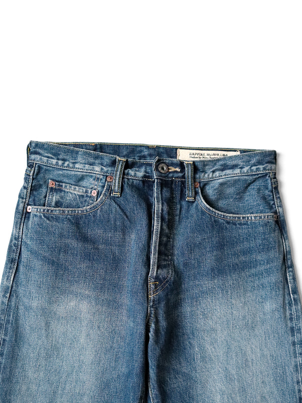 Kapital 13.5oz Zimbabwe Denim Pants 5-Pocket Monkey CISCO (Distressed)