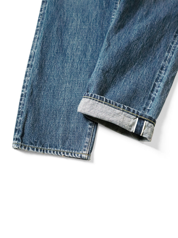 Kapital 13.5oz Zimbabwe Denim Pants 5-Pocket Monkey CISCO (Distressed)