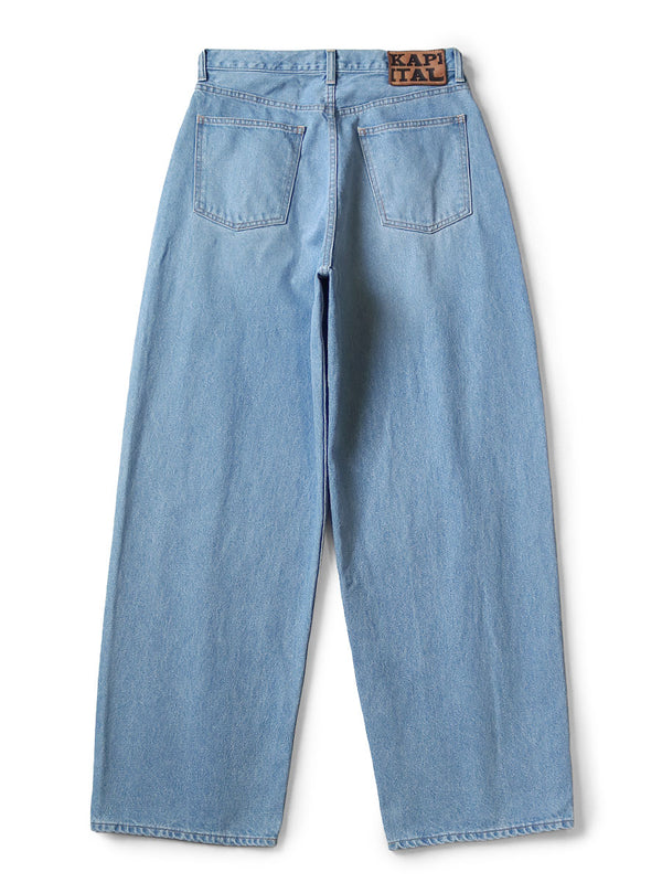 Kapital 13oz Denim Club Baggy 5-Pocket Pants