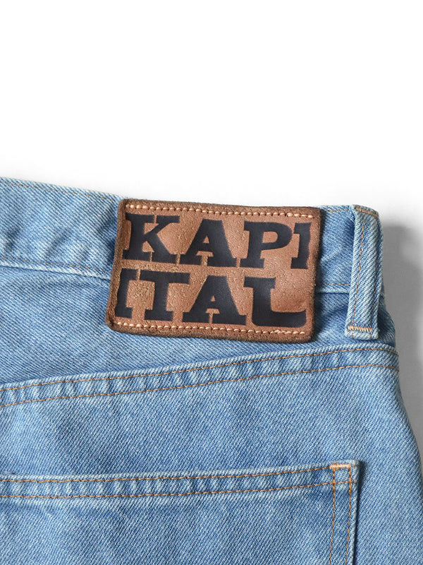 Kapital 13oz Denim Club Baggy 5-Pocket Pants