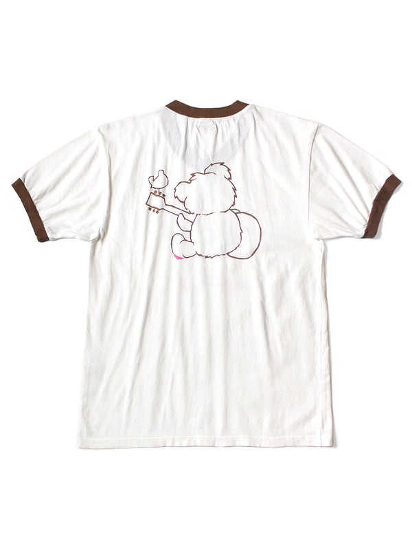 Kapital 20 Jersey V-neck Ringer T-shirt (Little Bear Harmony pt) Tee