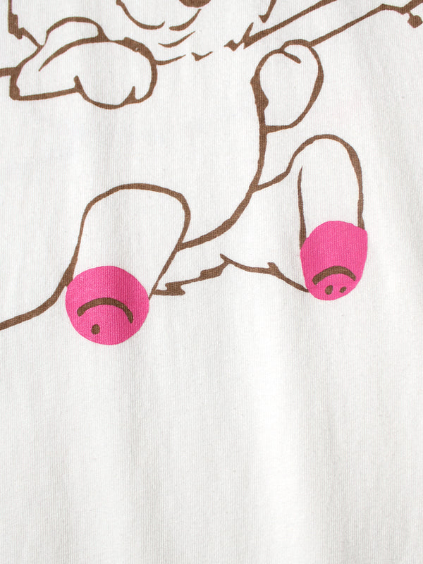 Kapital 20 Jersey V-neck Ringer T-shirt (Little Bear Harmony pt) Tee