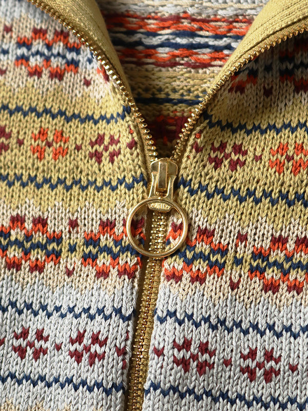 Kapital 5G Fair Isle Half Zip Vest
