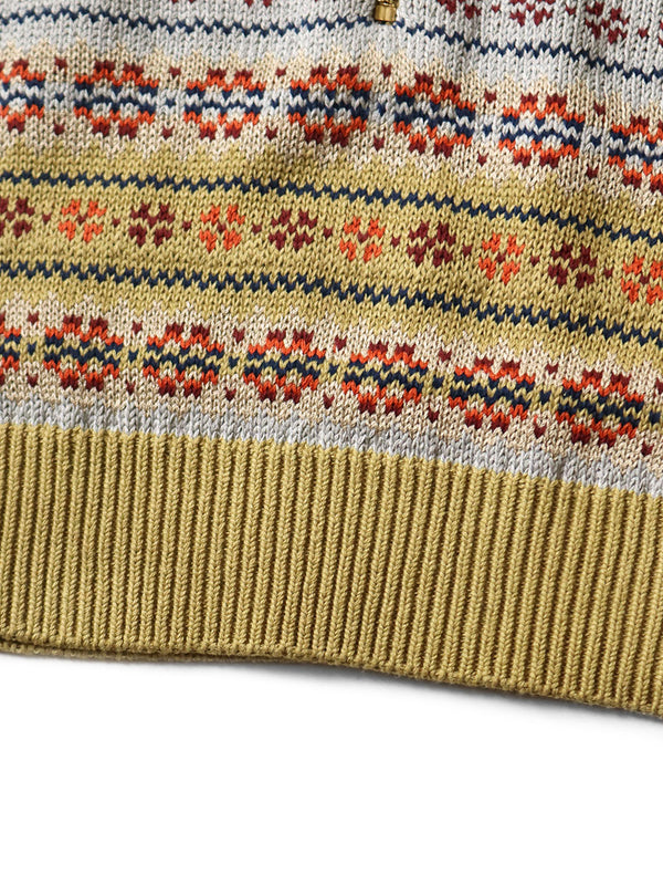 Kapital 5G Fair Isle Half Zip Vest