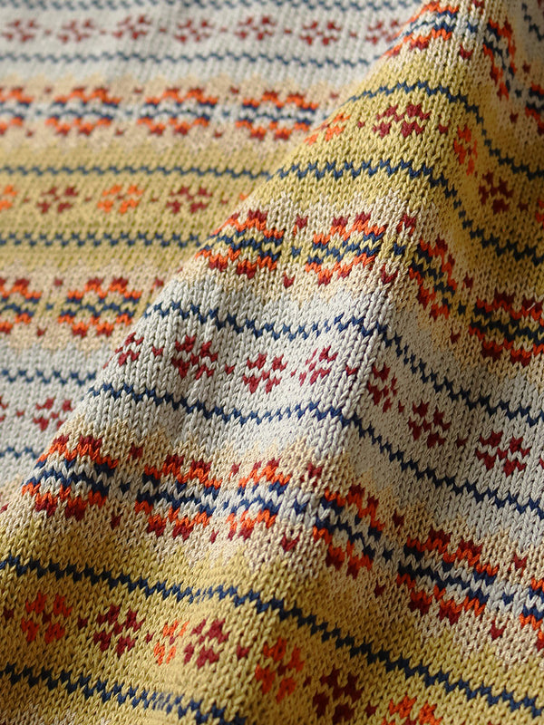 Kapital 5G Fair Isle Half Zip Vest