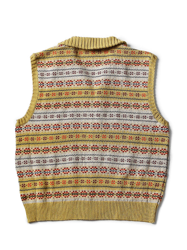 Kapital 5G Fair Isle Half Zip Vest