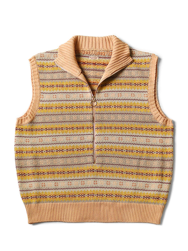 Kapital 5G Fair Isle Half Zip Vest