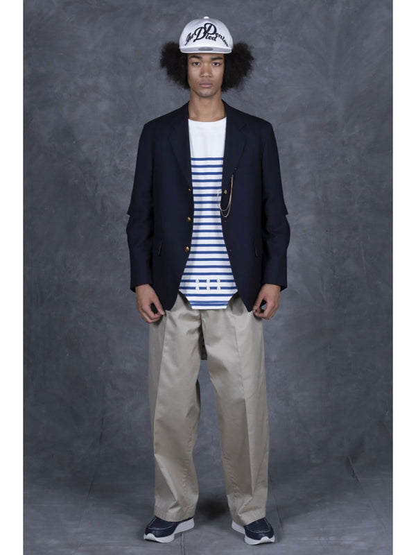 Kapital Panel Border Jersey Swim Football Tee