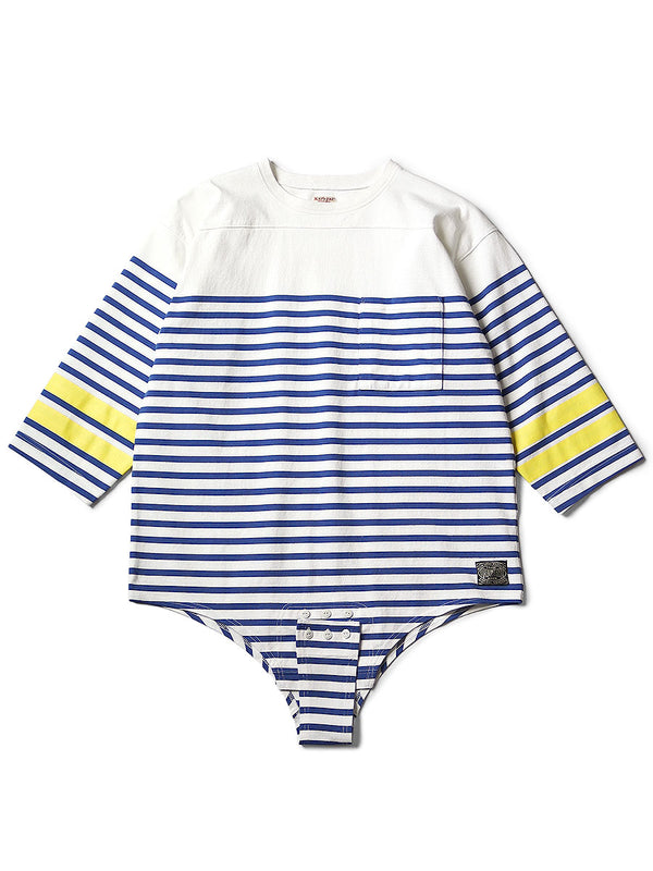 Kapital Panel Border Jersey Swim Football Tee