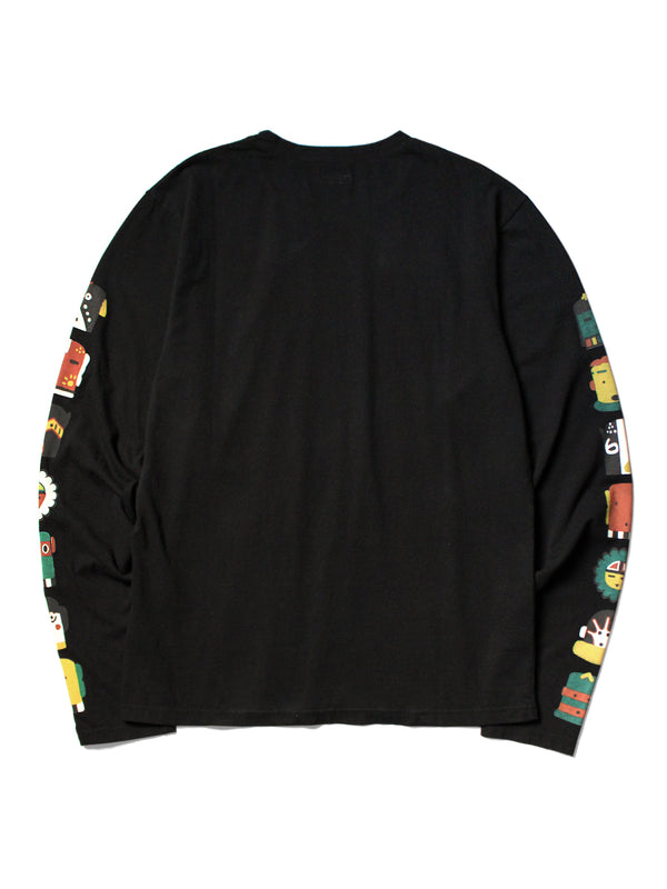 Kapital 20/- Jersey Crew-Long T-Shirt (PECKISH &amp; Kachina pt) Tee