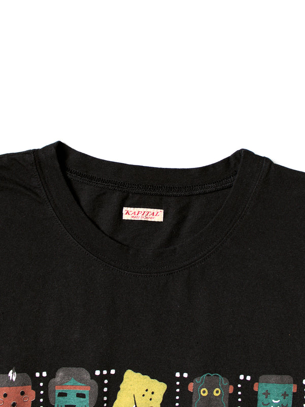Kapital 20/- Jersey Crew-Long T-Shirt (PECKISH &amp; Kachina pt) Tee