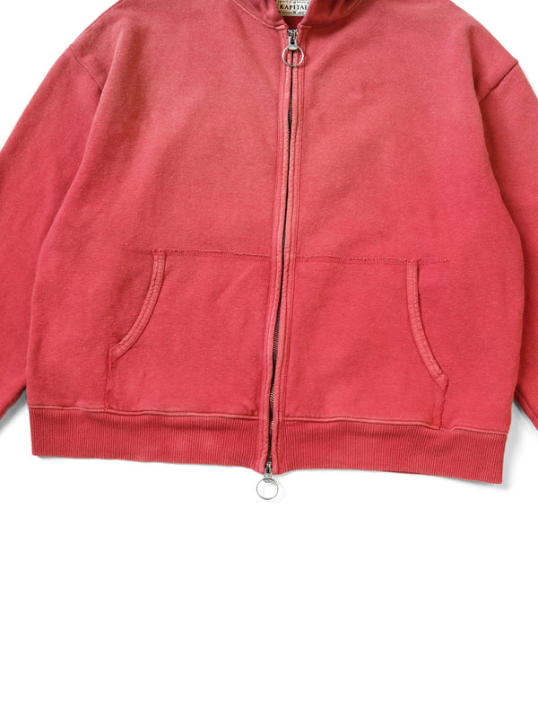 Kapital Fleece Zip-Up Gym Hoodie Sweat Shirt