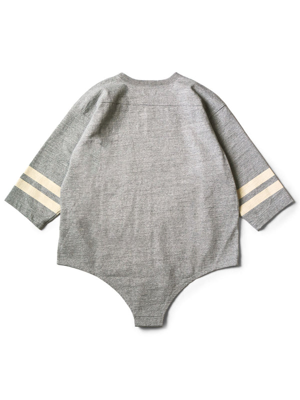 Kapital 16/-Tightly woven heathered jersey swim football T-shirt Tee