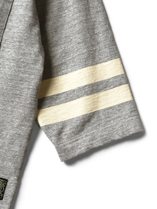 Kapital 16/-Tightly woven heathered jersey swim football T-shirt Tee