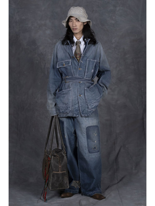 Kapital 12oz Denim Cherokee Coverall Jacket