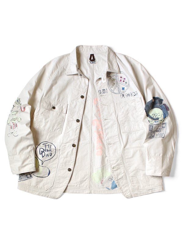 Kapital Murata Twill Cactus Beer Jacket (Memorial Paint Model)