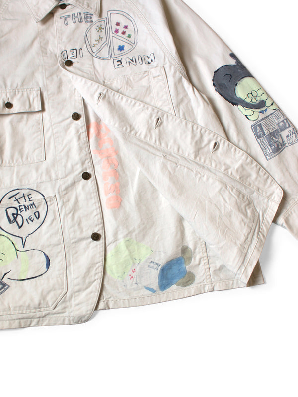 Kapital Murata Twill Cactus Beer Jacket (Memorial Paint Model)