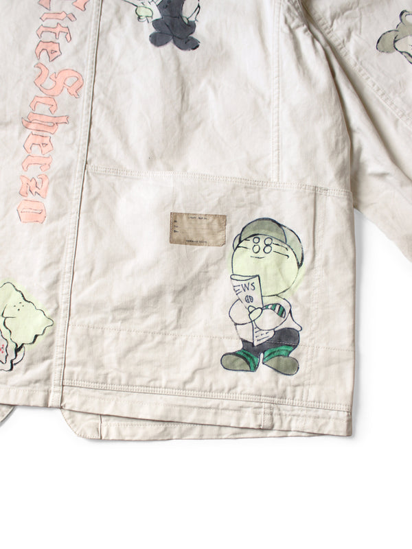 Kapital Murata Twill Cactus Beer Jacket (Memorial Paint Model)