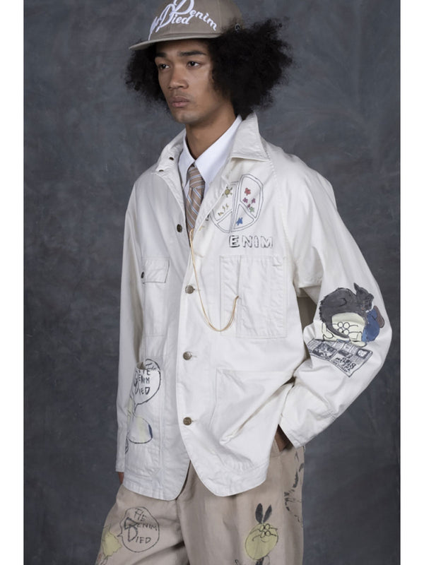 Kapital Murata Twill Cactus Beer Jacket (Memorial Paint Model)