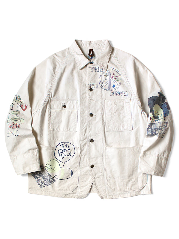 Kapital Murata Twill Cactus Beer Jacket (Memorial Paint Model)
