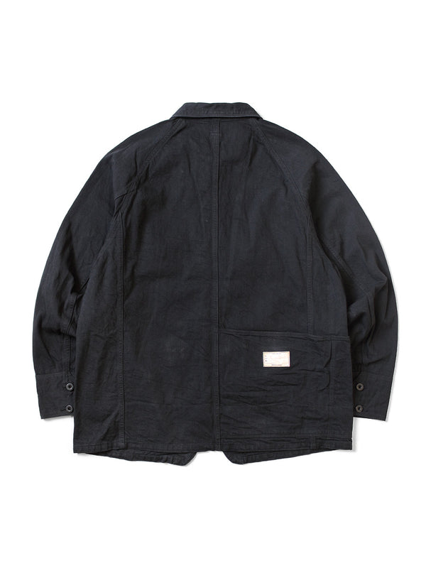 Kapital 10oz Black x Black Denim CACTUS Coverall jacket