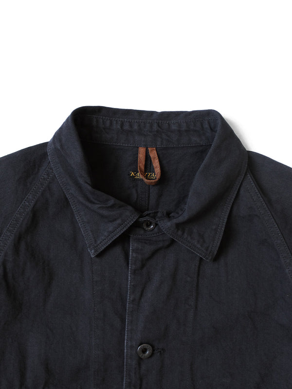 Kapital 10oz Black x Black Denim CACTUS Coverall jacket