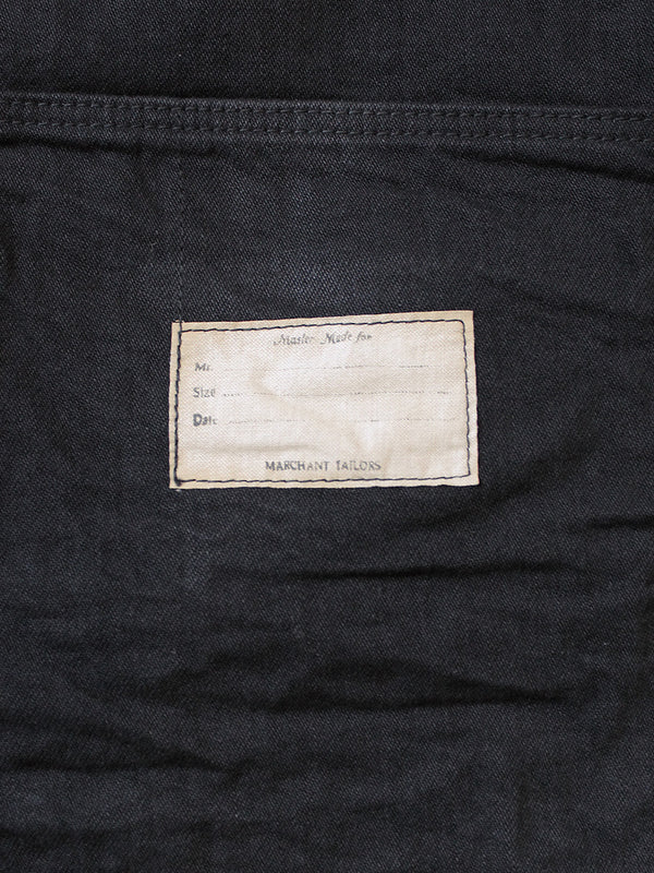 Kapital 10oz Black x Black Denim CACTUS Coverall jacket