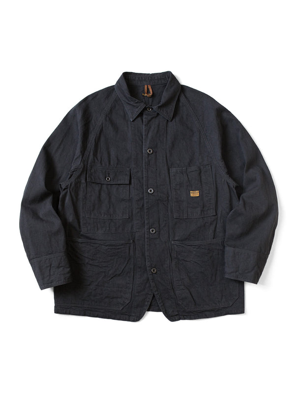 Kapital 10oz Black x Black Denim CACTUS Coverall jacket